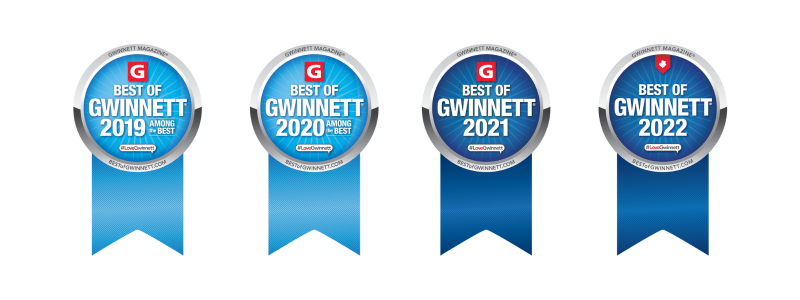 Best of Gwinnett ribbons